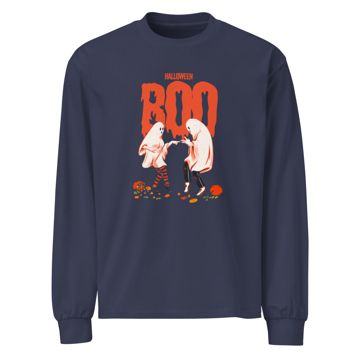 Halloween Boo long sleeve shirt