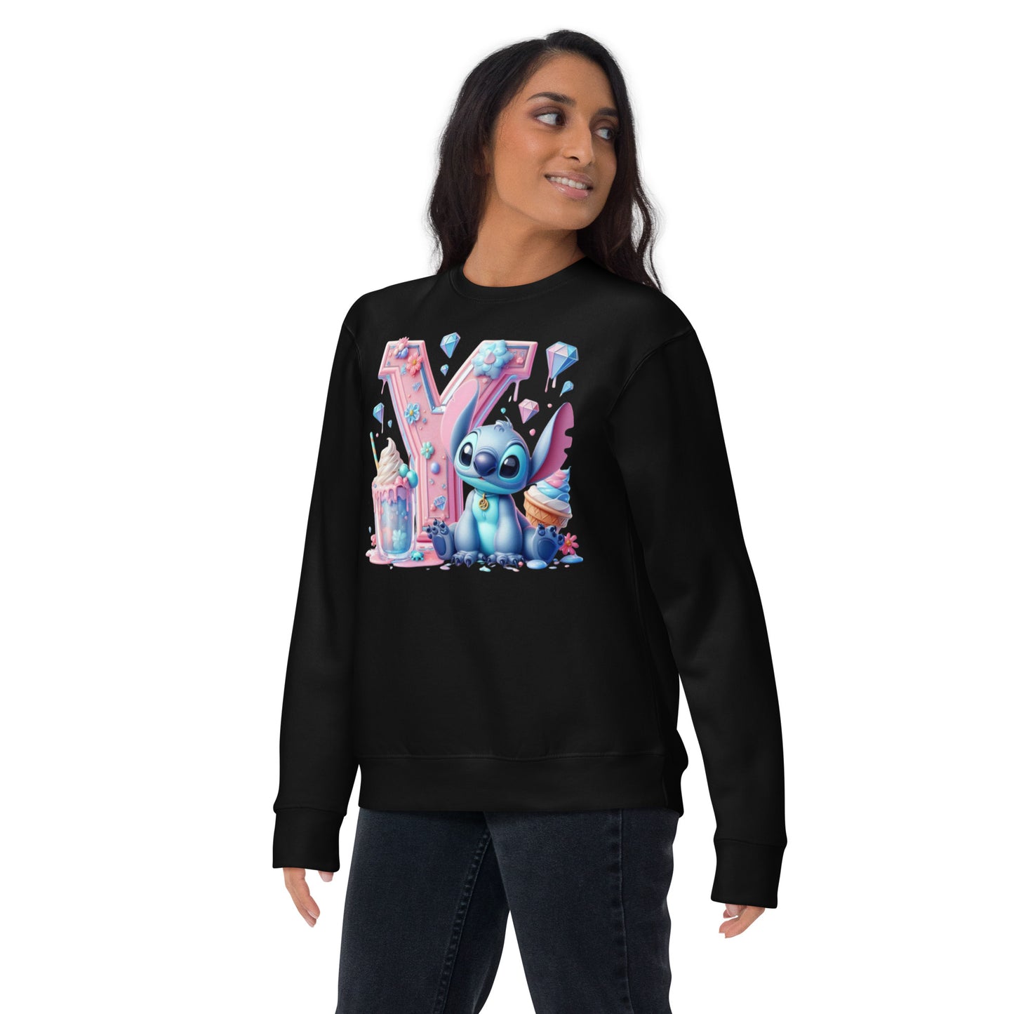 Stitch Y letter Sweatshirt