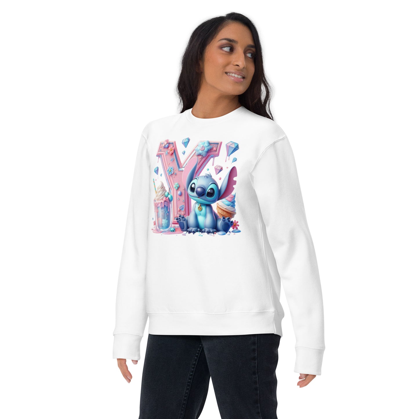 Stitch Y letter Sweatshirt