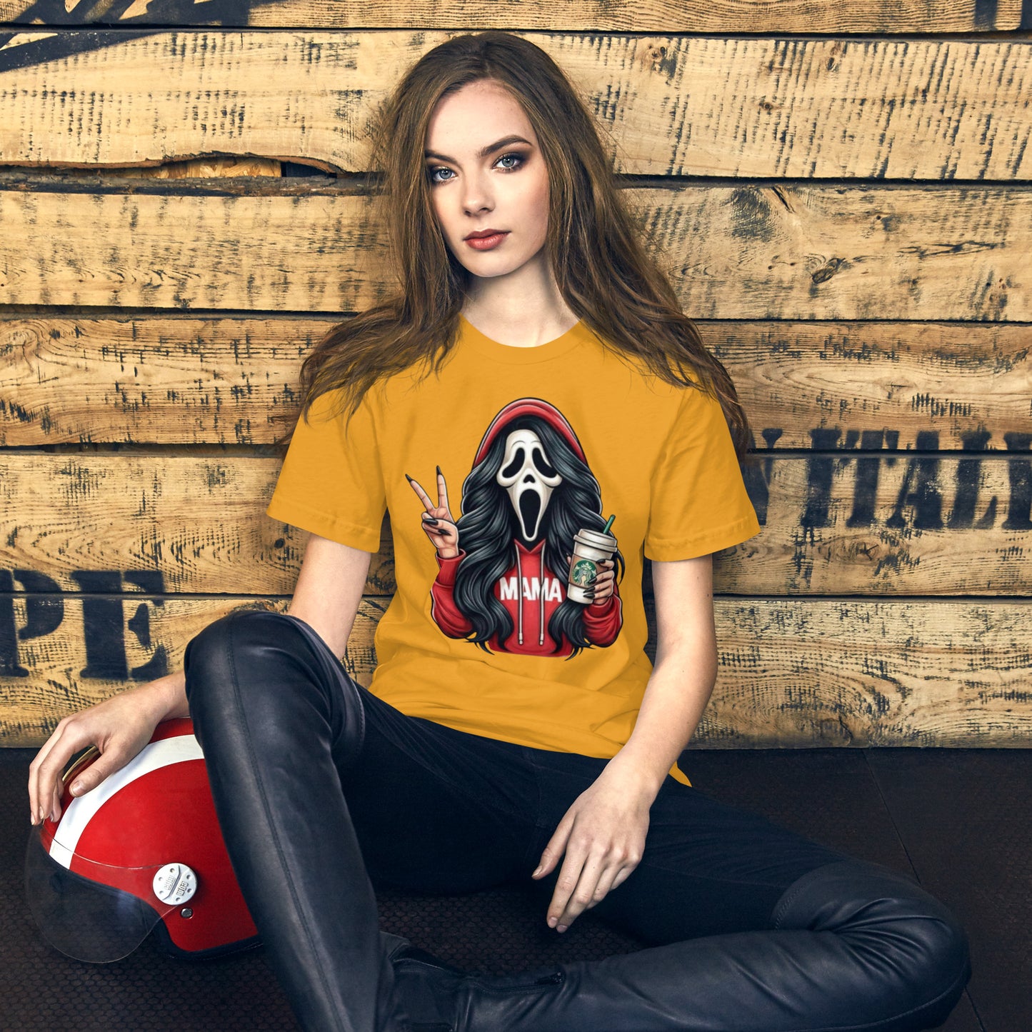 Ghost Face Peace Sign Shirt