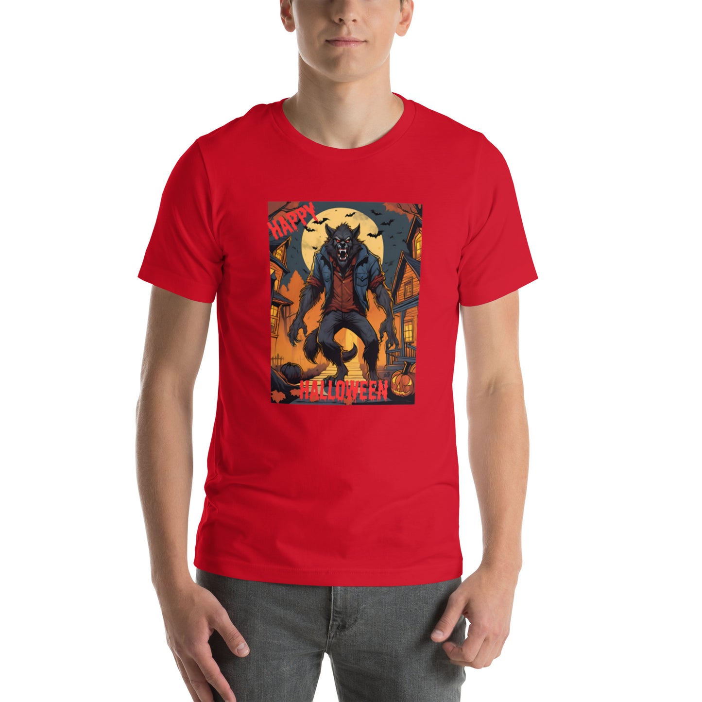 Men's Halloween Werewolf Shirt