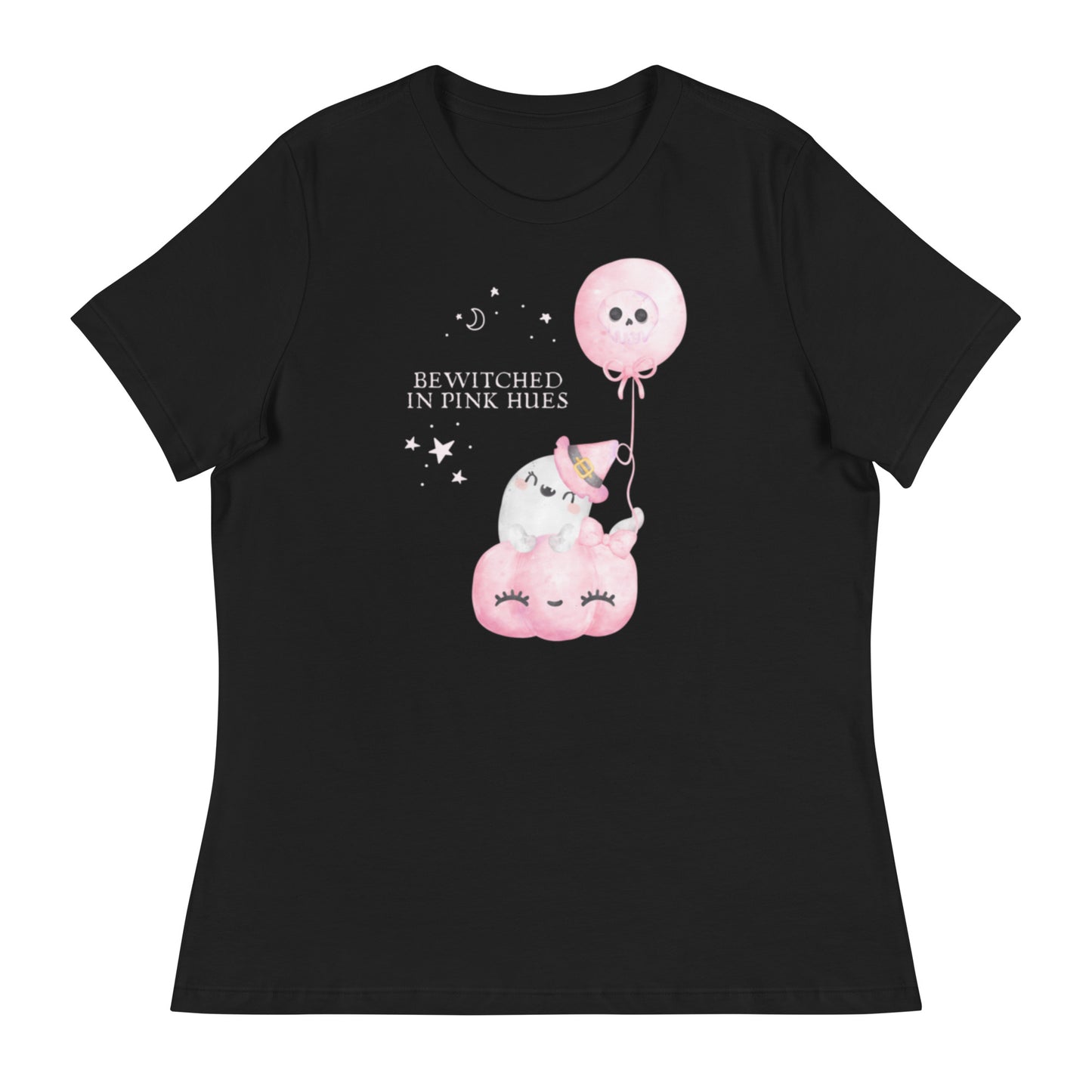 Pink Ghost Women's Relaxed T-Shirt