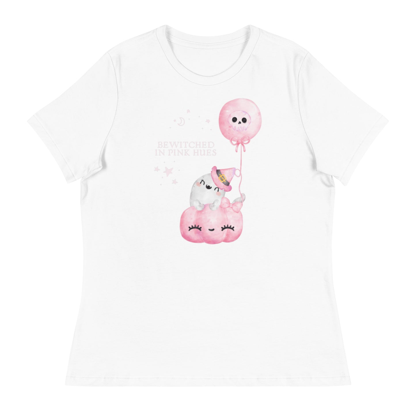 Pink Ghost Women's Relaxed T-Shirt